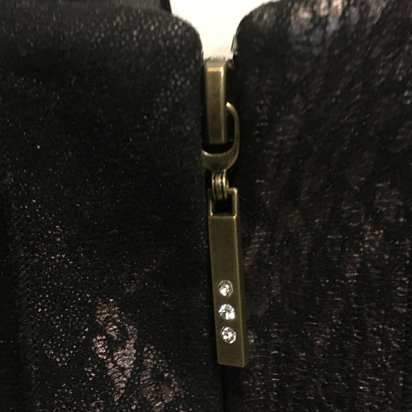 Kim Rogers Petite Black and Bronze Jacket Sz. 12P - Picture 6 of 7